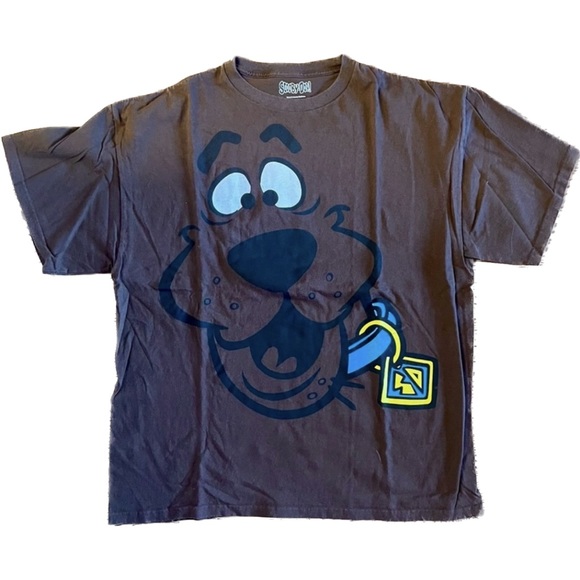 Hanna-Barbera Other - Scooby-Doo Brown Vintage Short Sleeve Graphic T-Shirt Adult XL